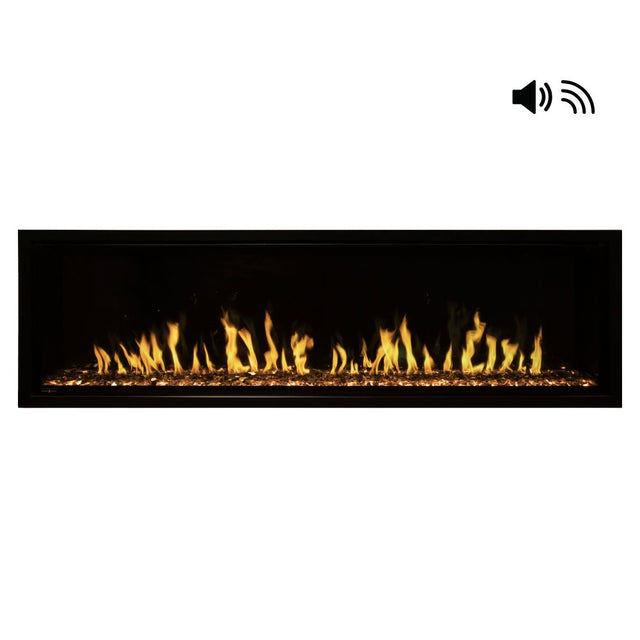 Modern Flames Orion Slim Virtual Fireplace with Crackling Sound and Wi-Fi Controls