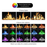 Modern Flames Orion Traditional Fireplace Flame Styles and Colors