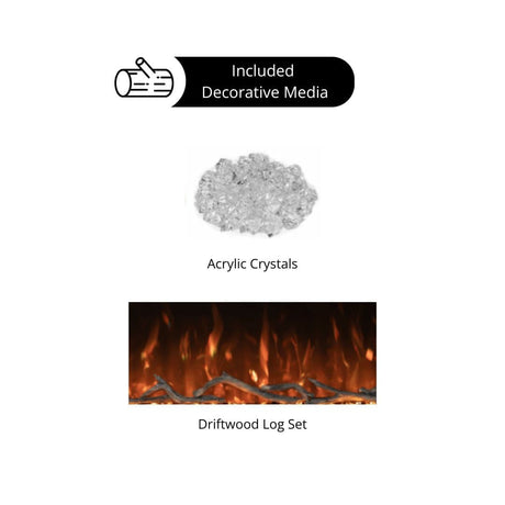Modern Flames Spectrum Slimline Electric Fireplace Included Media