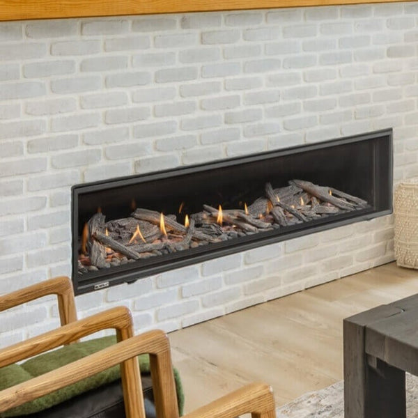 Montigo DelRay 72-Inch Direct Vent Basic Linear Gas Fireplace at Living Room