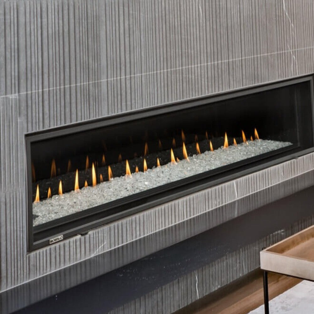 Montigo DelRay 72-Inch Direct Vent Full-Load Linear Gas Fireplace
