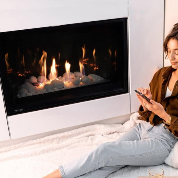 Montigo DelRay Square 34-Inch Direct Vent Basic Linear Gas Fireplace