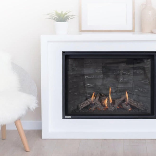 Montigo DelRay Square 38-Inch Direct Vent Basic Linear Gas Fireplace