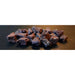 Montigo Media Stones for DelRay Square Gas Fireplace in Red Coals