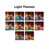 Napoleon Astound FlexMount Smart Electric Fireplace Light Themes