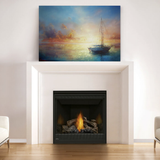 Napoleon Ascent 42-Inch Gas Fireplace in Minimalist Living Room