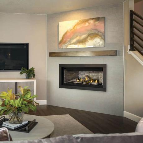 Napoleon Ascent Linear 42-Inch Gas Fireplace in Modern Living Room