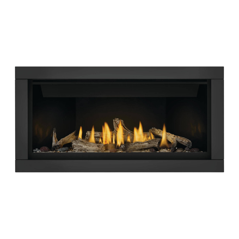Napoleon Ascent Linear 42-Inch Gas Fireplace with Beach Fire Kit