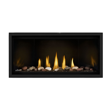 Napoleon Ascent Linear Premium Gas Fireplace with Mineral Rock Kit