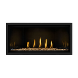 Napoleon Ascent Linear Premium Gas Fireplace with Topaz Glass Beads Media Kit