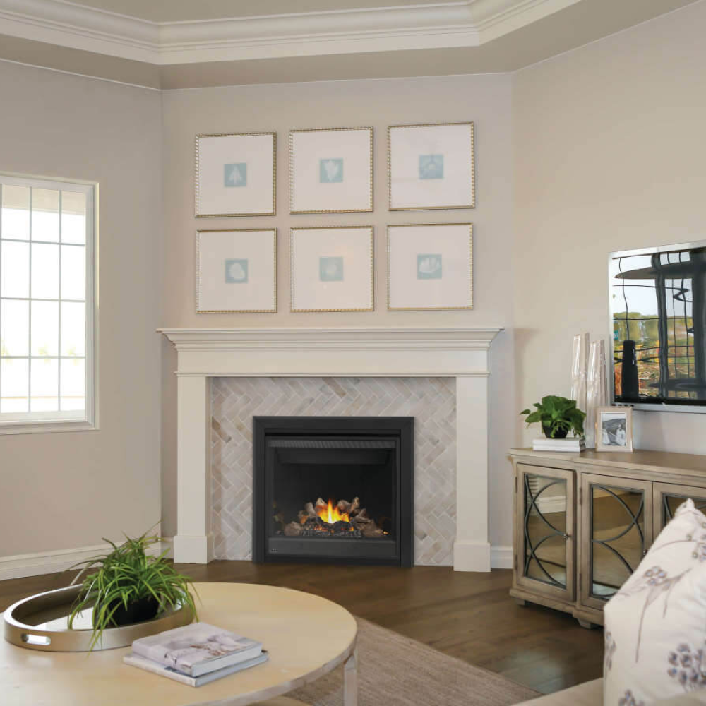 Napoleon Ascent X 36-Inch Gas Fireplace in Living Room
