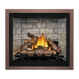 Napoleon Elevation Gas Fireplace with Glacier Standard Panels - Copper Trim