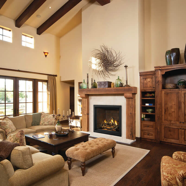 Napoleon Elevation X 36-Inch Gas Fireplace in Classic Living Room
