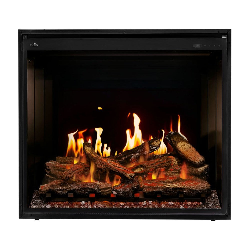 Napoleon Elevation X Built-in Smart Electric Fireplace with Glowing Embers and Gas Like Flames - No Trim