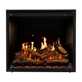 Napoleon Elevation X Built-in Smart Electric Fireplace with Glowing Embers and Gas Like Flames - No Trim