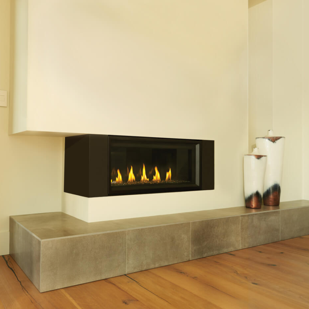 Napoleon Vector Linear 38-Inch Gas Fireplace in Living Room