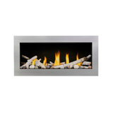 Napoleon Vector Linear 38-Inch Gas Fireplace with Stainless Steel Surround