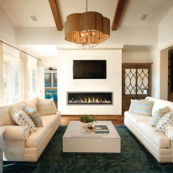 Napoleon Vector Linear 62-Inch Gas Fireplace in Living Room