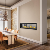 Napoleon Vector See-Through 74-Inch Gas Fireplace as Dining Room Divider