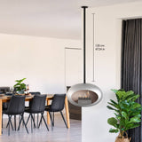Nickel-Black Pole 120 cm 47.24 in 800235