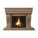 Omega 1106.536 GS Cast Stone Fireplace Mantel Surround in chocolate