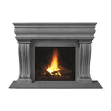 Omega 1106.536 GS Cast Stone Fireplace Mantel Surround in gray