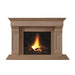 Omega 1110.511 GS Cast Stone Fireplace Mantel Surround in chocolate color