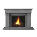 Omega 1110.511 GS Cast Stone Fireplace Mantel Surround in grey color