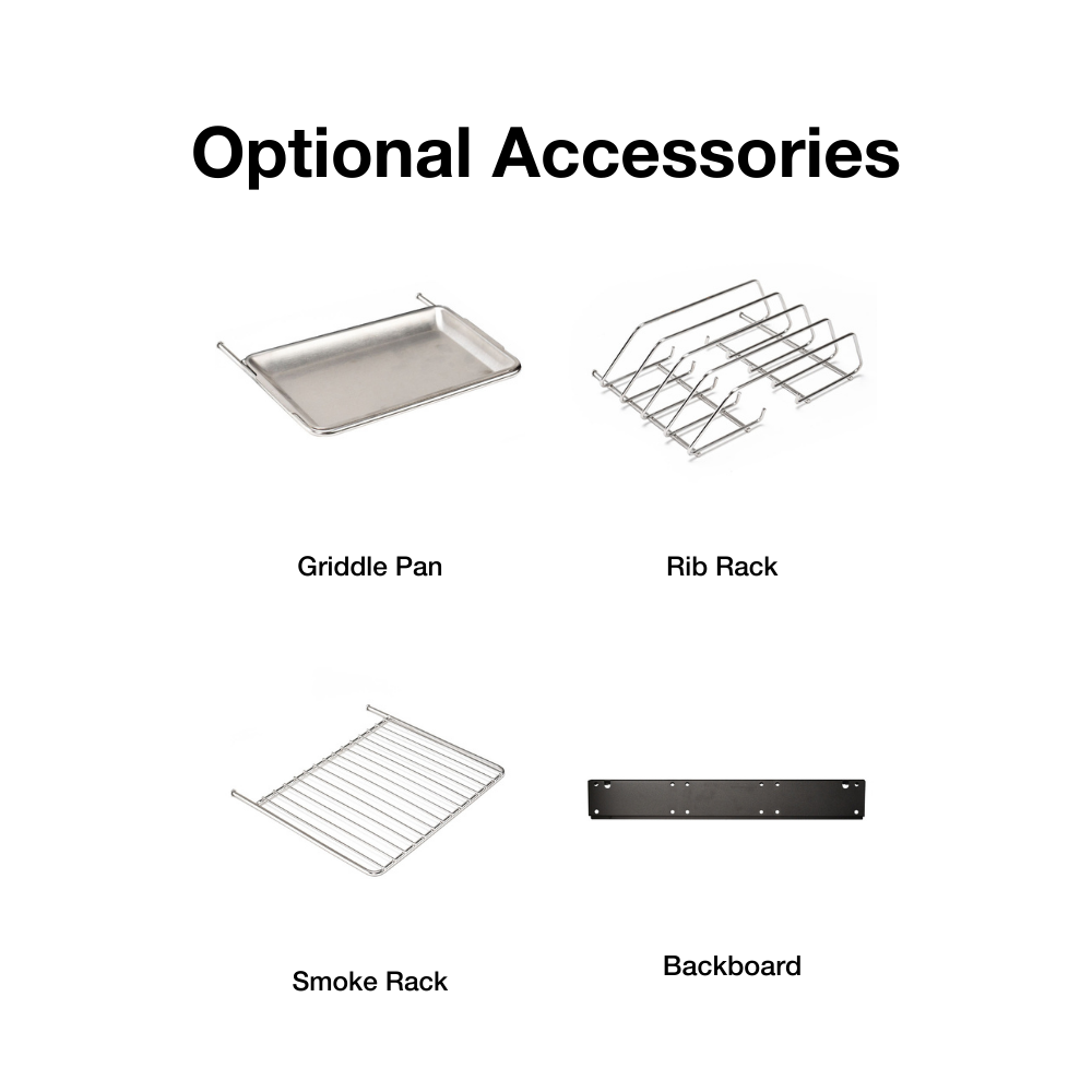 Optional Accessories for Peak Pellet Grill