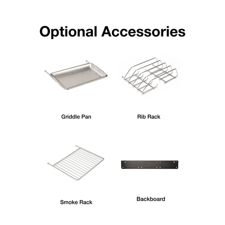 Optional Accessories for Peak Pellet Grill