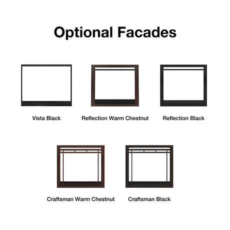 Optional Facades for Superior Direct Vent Gas Fireplaces