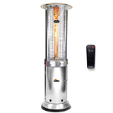 Paragon Outdoor Helios Round Propane Patio Heater in Stainless Steel