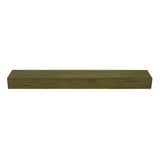 Pearl Mantels Shenandoah Wood Mantel Shelf in Dune Distressed Finish Without Corbels (Top View)