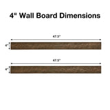 4" Pearl Mantels Woodland Non-Combustible Wall Boards