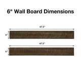 6" Pearl Mantels Woodland Non-Combustible Wall Boards