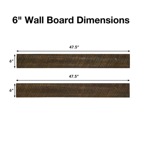 6" Pearl Mantels Woodland Non-Combustible Wall Boards