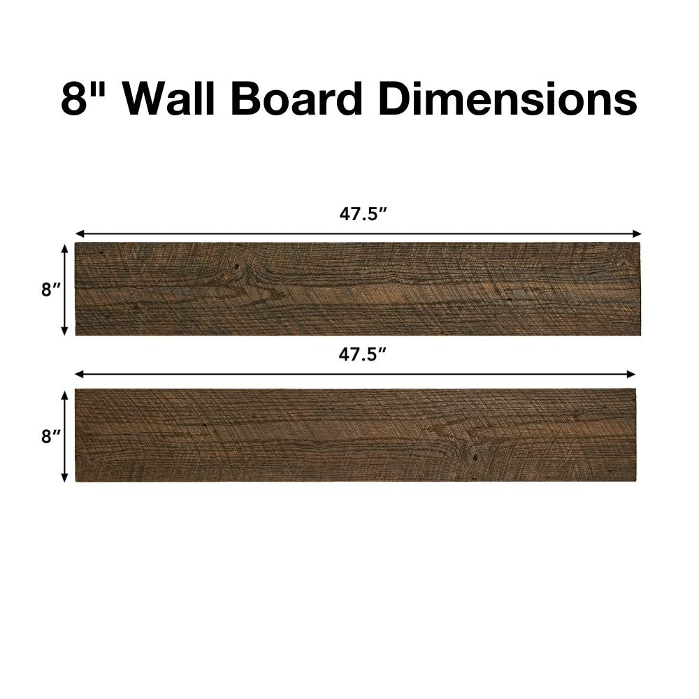 8" Pearl Mantels Woodland Non-Combustible Wall Boards