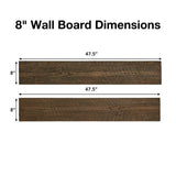 8" Pearl Mantels Woodland Non-Combustible Wall Boards