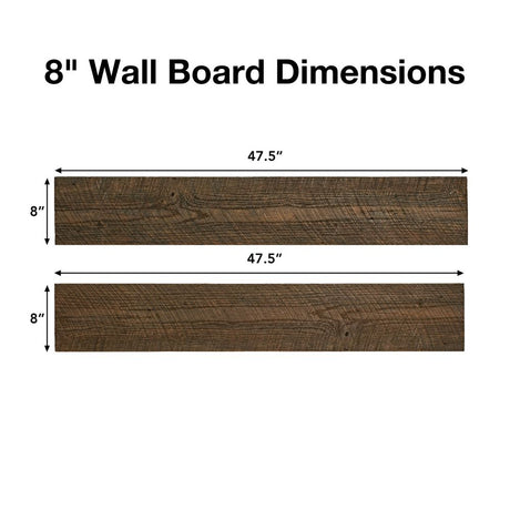 8" Pearl Mantels Woodland Non-Combustible Wall Boards