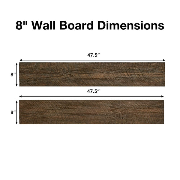 8" Pearl Mantels Woodland Non-Combustible Wall Boards