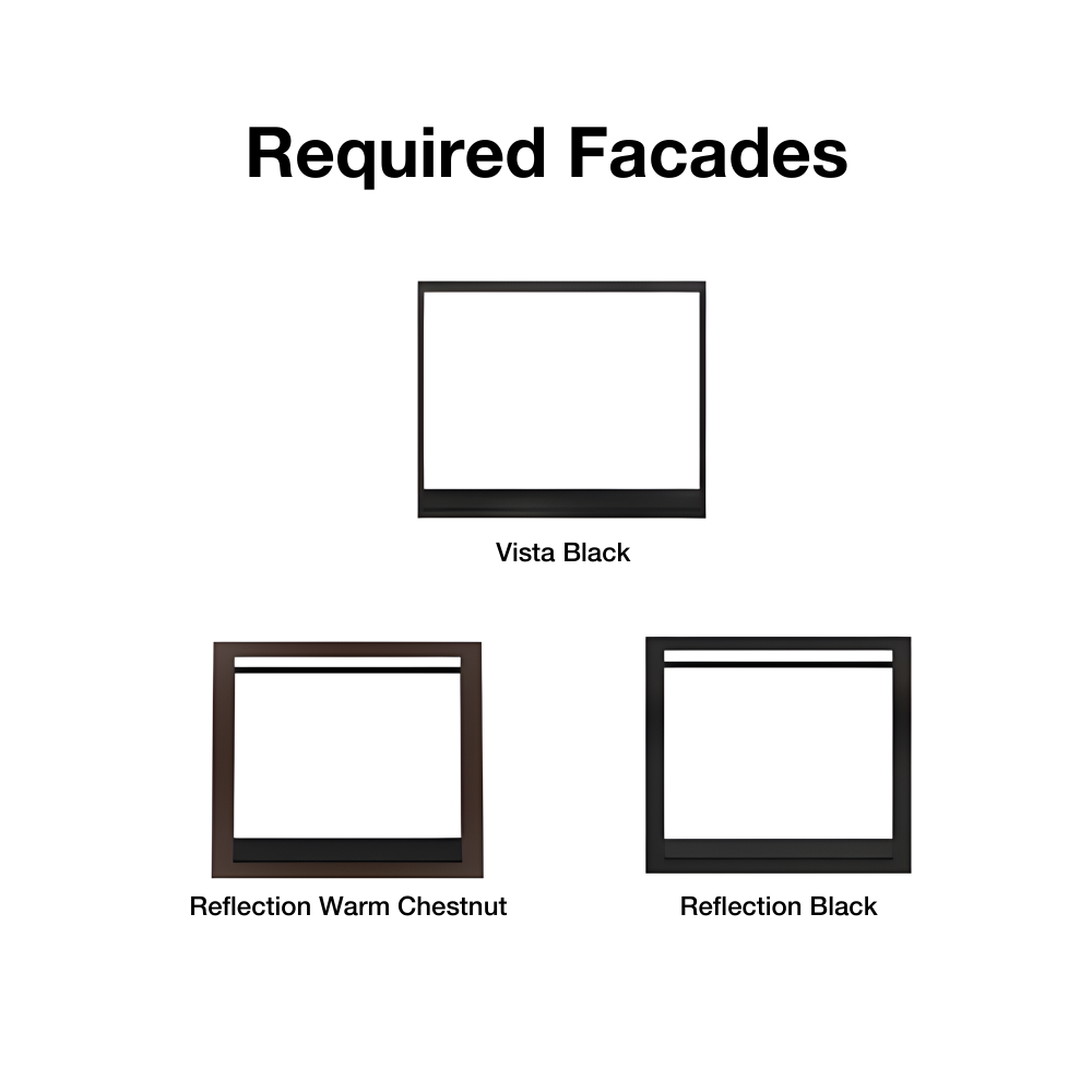 Required Facades for Superior DRC3000 Gas Fireplace