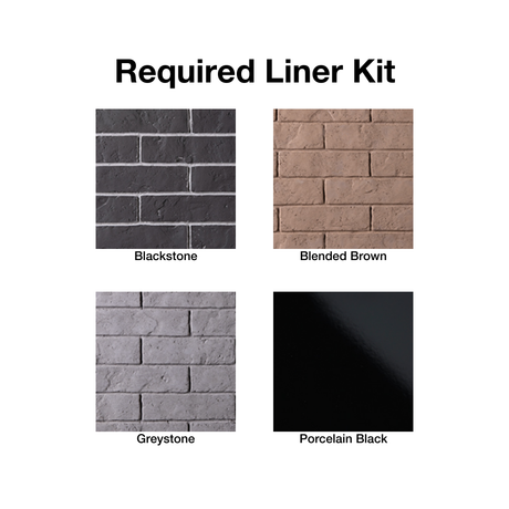 Required Liner Kit for Superior Direct Vent Gas Fireplaces