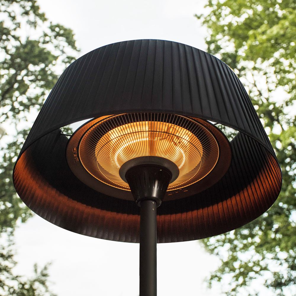 Paragon Outdoor SOL 82-Inch Tall Free Standing Electric Heater in Black Heating Element