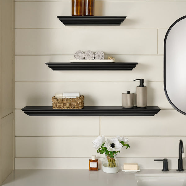 Sadie 660 3PK Black Bathroom