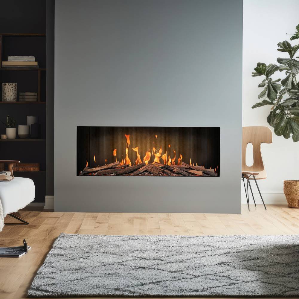 Solution Fires TrueFlame 150 3DX Single Sided Installation in Living Room
