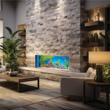 Solution Fires TrueFlame 150 3DX with Chairs - Aquarium Mode