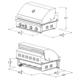 Summerset Sizzler 32 Gas Grill Specs