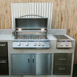 Summerset Sizzler PRO 32 in Outdoor Area with Cover Open