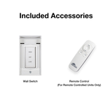 SunStar Glass Infrared Gas Heater Included Accessories - 3 Position Switch and Remote Control (for Remote Controlled Units