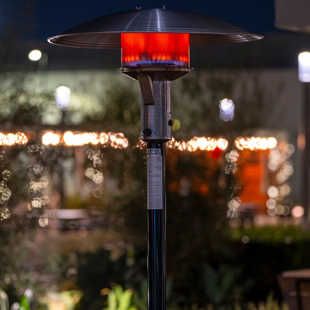Sunglo A242 B Black Natural Gas Patio Heater — Modern Blaze